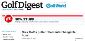 Golf Digest Brex Golf New Stuff