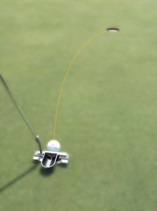 Brex Golf putting tip putter alignment blur eyes